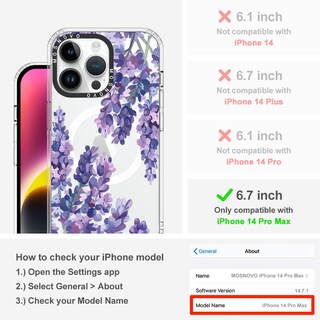 Foto 2 | Funda De Teléfono Mosnovo Para Iphone 14 Pro Max Con Buffertech - Venta Internacional.
