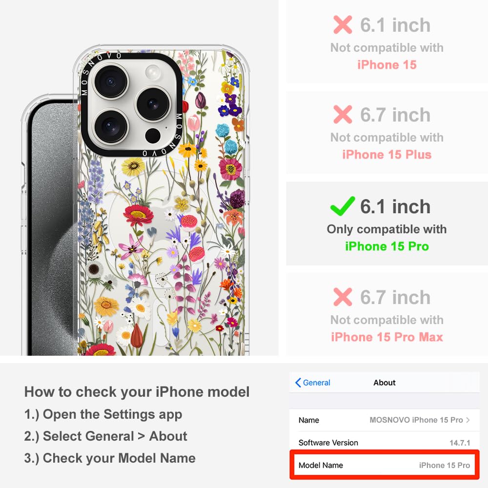 Foto 3 pulgar | Funda De Teléfono Mosnovo Buffertech A Prueba De Golpes Para Iphone 15 Pro - Venta Internacional.