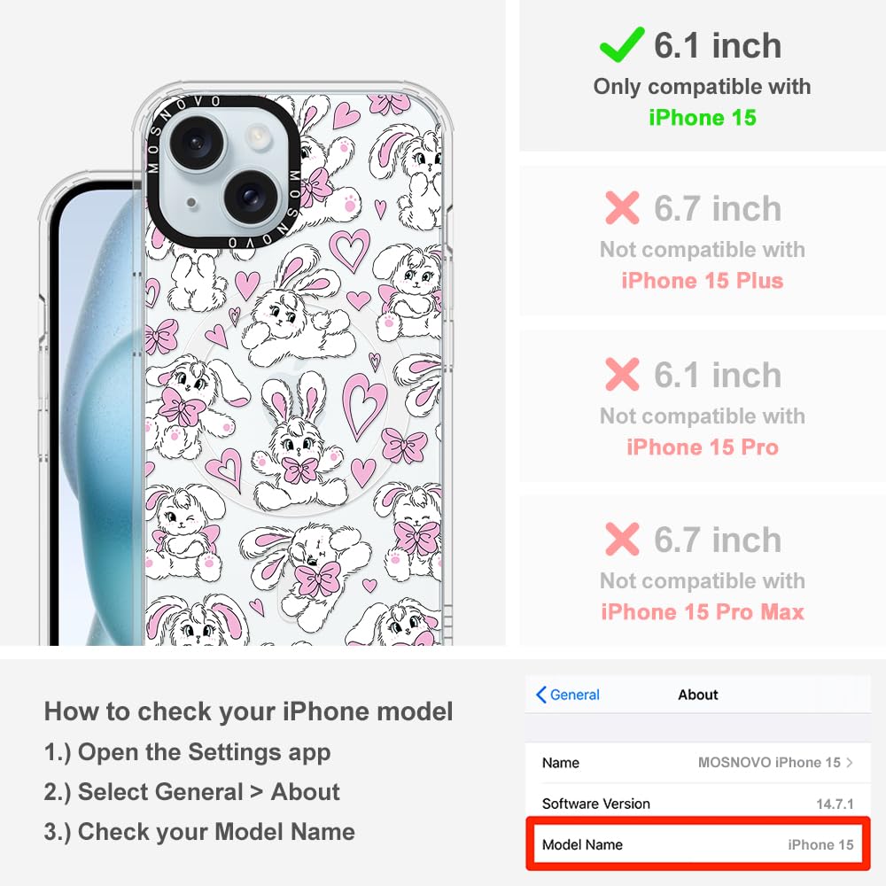 Foto 3 pulgar | Funda Para Teléfono Mosnovo Compatible Con Iphone 15, Transparente - Venta Internacional.