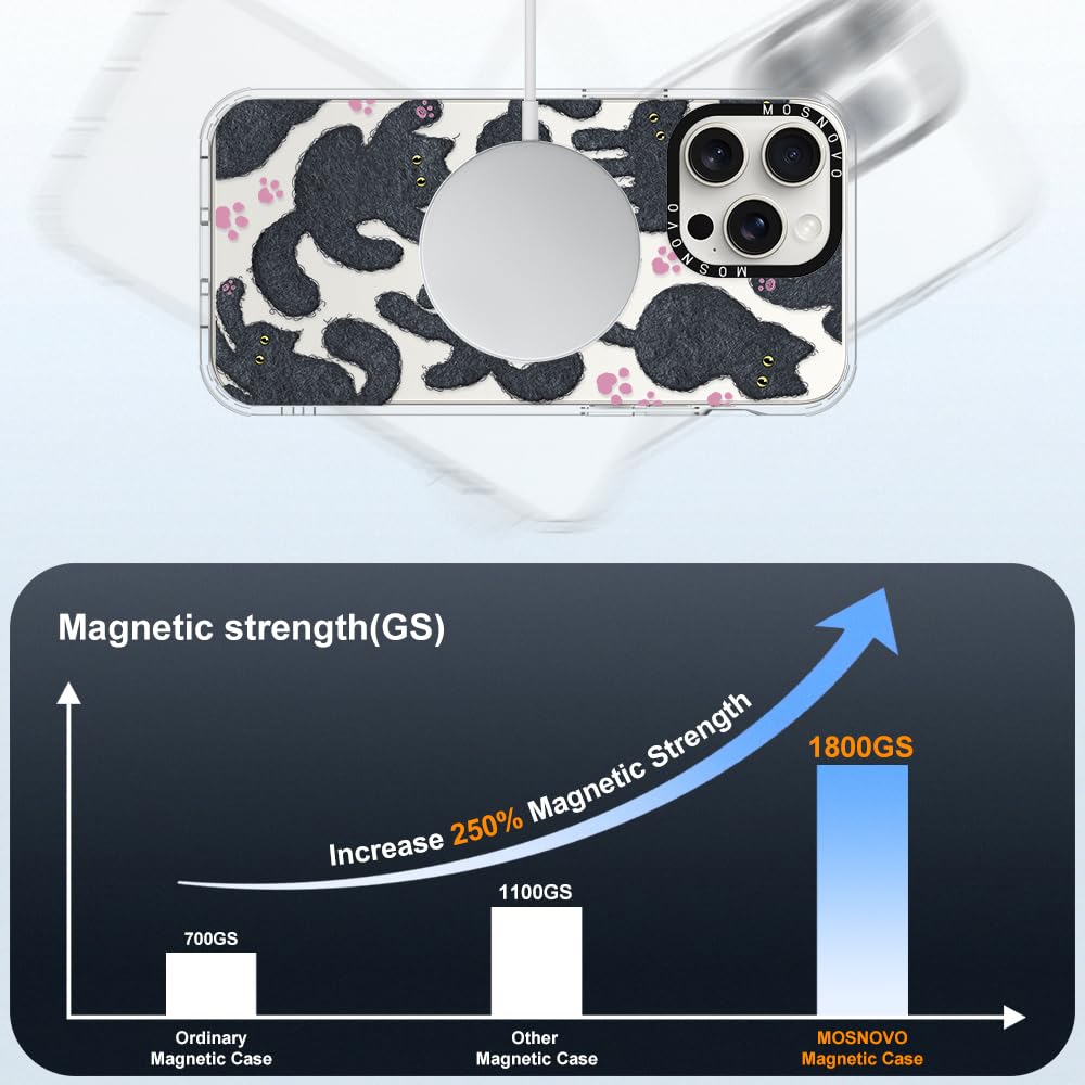 Foto 5 pulgar | Funda Para Teléfono Mosnovo Compatible Con Iphone 15 Pro Max Negra - Venta Internacional.