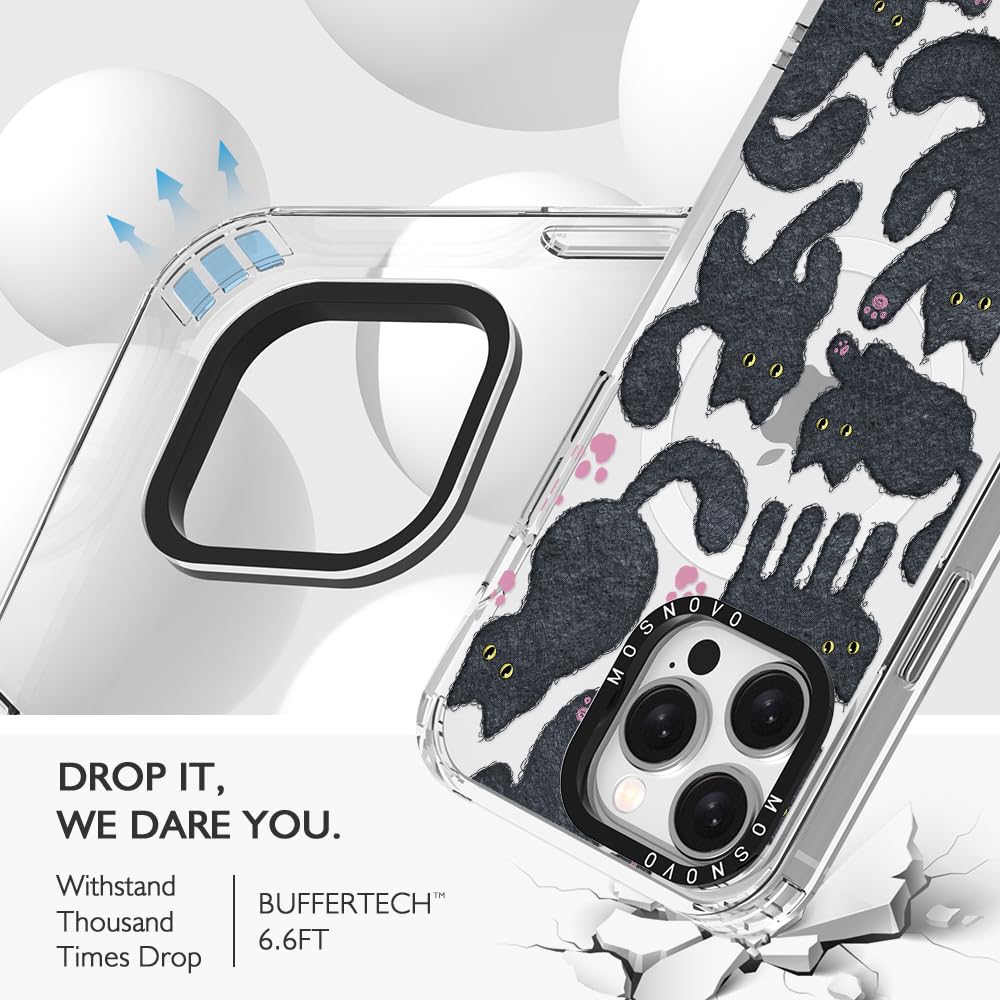 Foto 8 pulgar | Funda Para Teléfono Mosnovo Compatible Con Iphone 15 Pro Max Negra - Venta Internacional.