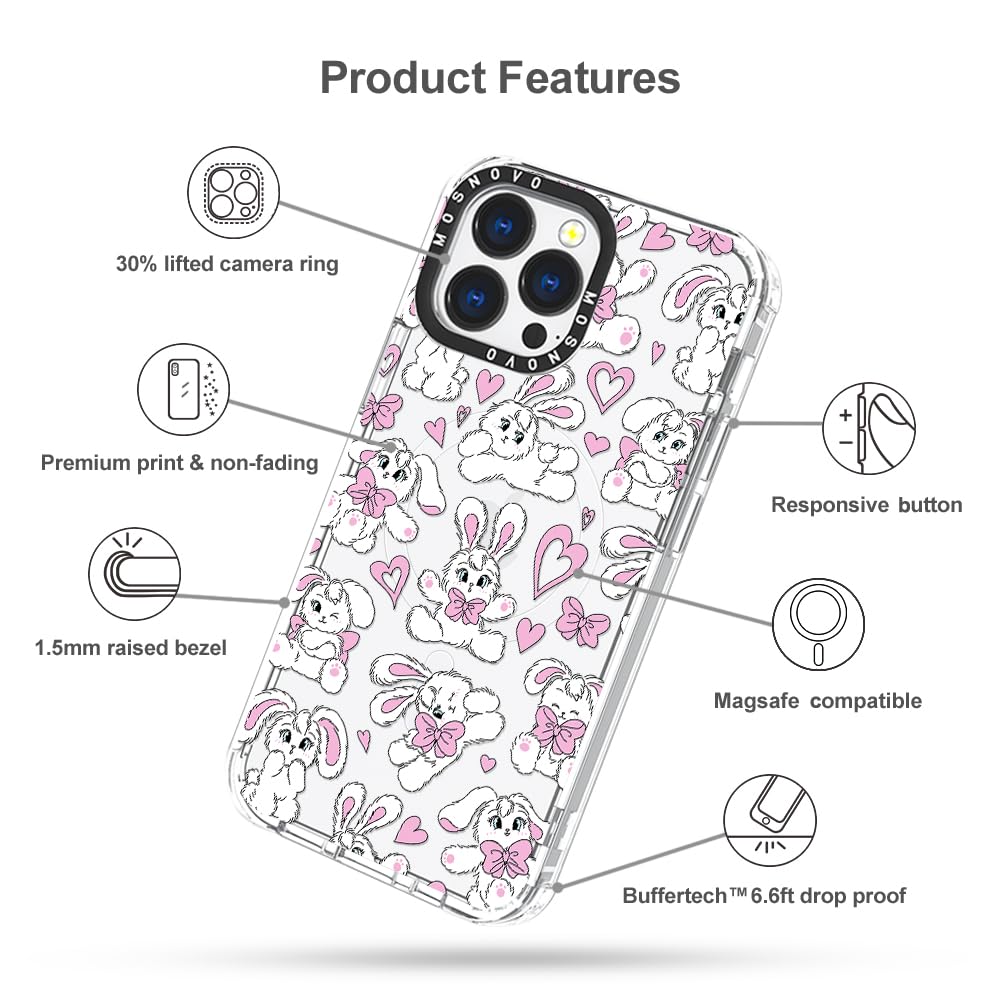 Foto 7 | Funda De Teléfono Mosnovo Compatible Con Iphone 13 Pro Bunnies - Venta Internacional.