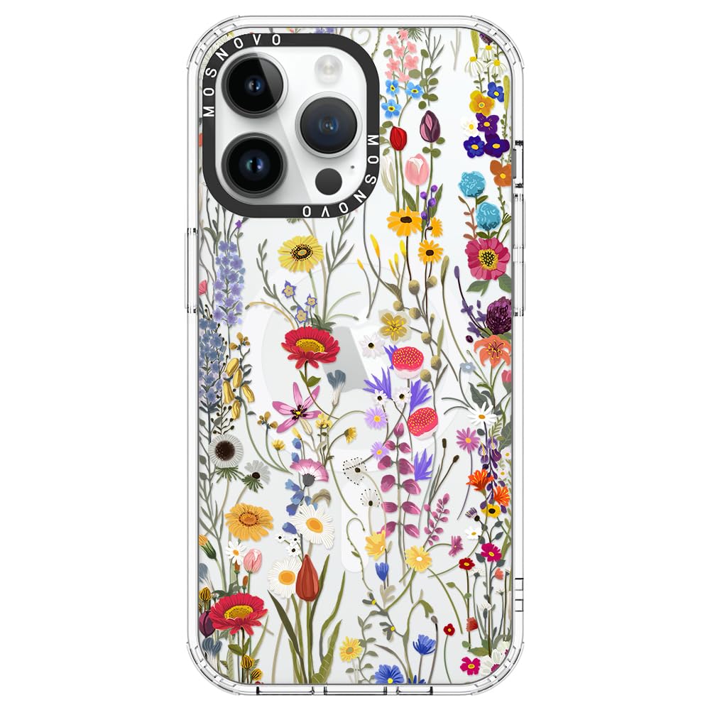Foto 2 pulgar | Funda De Teléfono Mosnovo Para Iphone 14 Pro Max Wildflower Meadow - Venta Internacional.