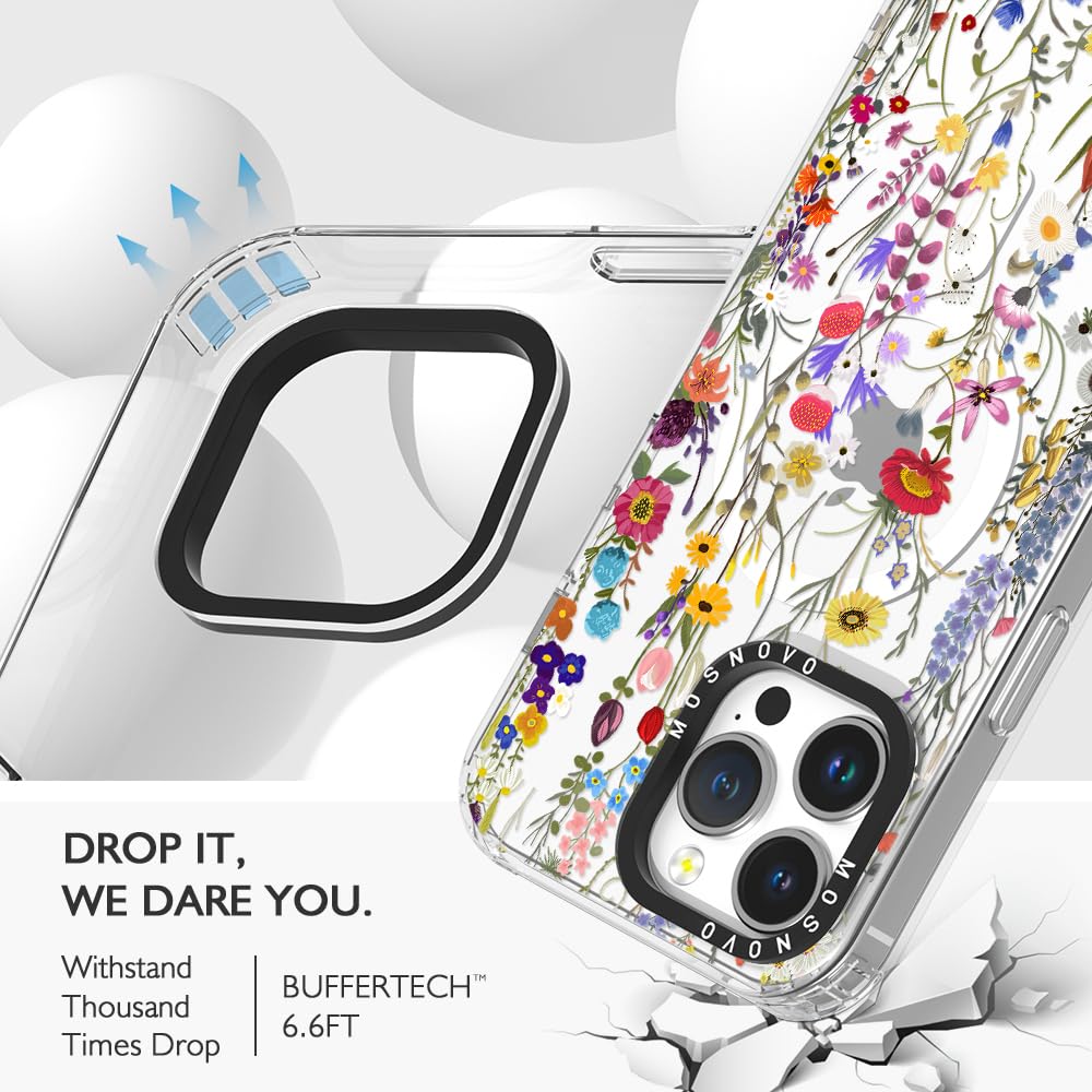 Foto 8 pulgar | Funda De Teléfono Mosnovo Para Iphone 14 Pro Max Wildflower Meadow - Venta Internacional.