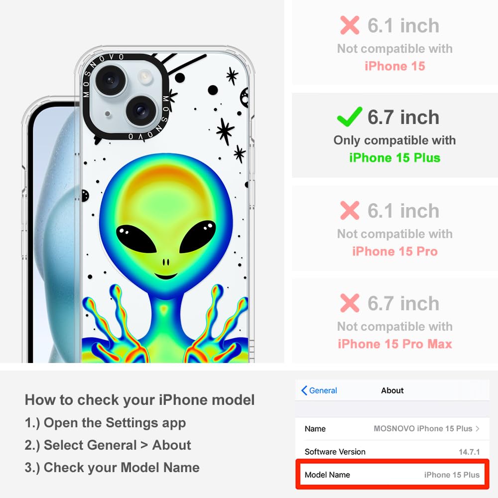 Foto 3 pulgar | Funda De Teléfono Mosnovo Buffertech A Prueba De Golpes Para Iphone 15 Plus - Venta Internacional.