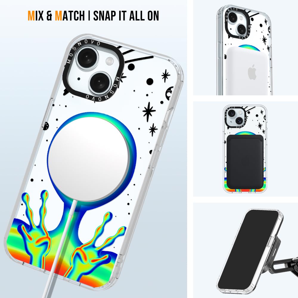 Foto 5 | Funda De Teléfono Mosnovo Buffertech A Prueba De Golpes Para Iphone 15 Plus - Venta Internacional.