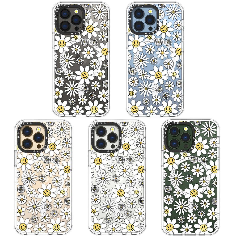 Foto 4 pulgar | Funda De Teléfono Mosnovo Compatible Con Iphone 13 Pro Happy Daisy - Venta Internacional.