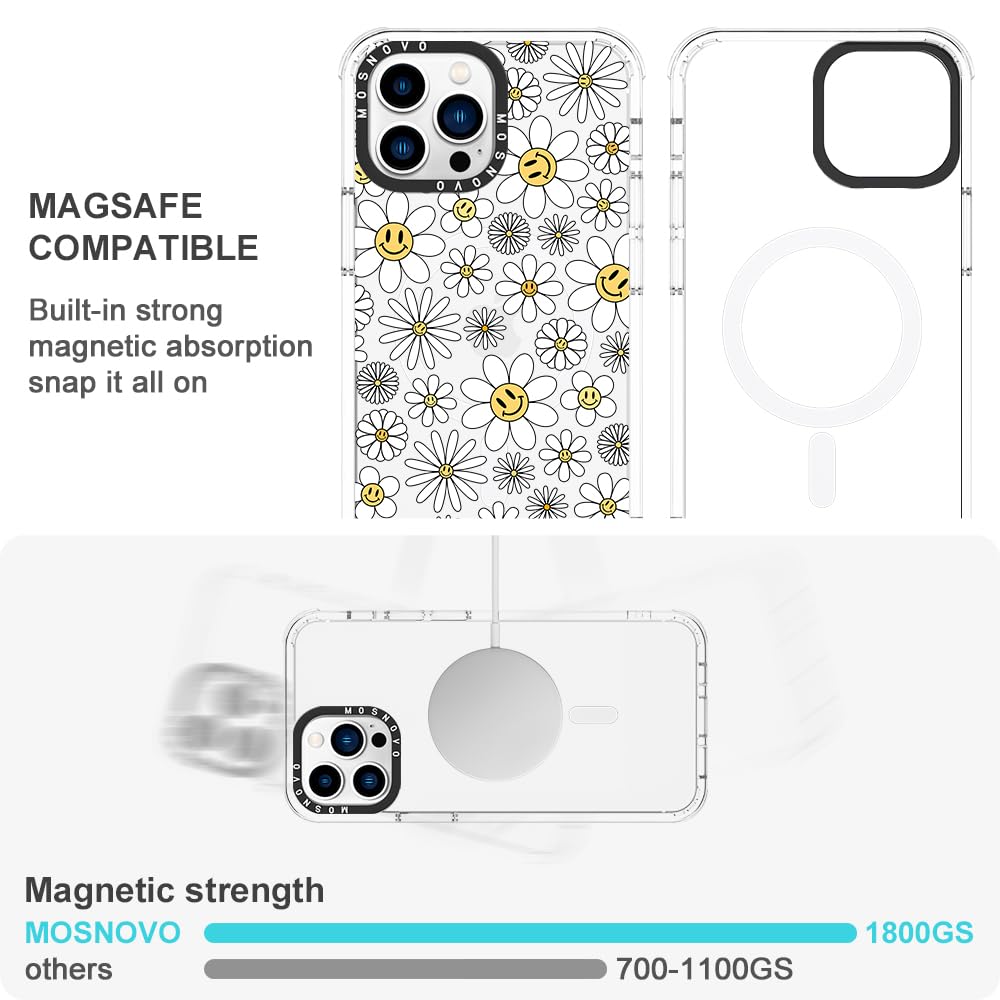 Foto 5 pulgar | Funda De Teléfono Mosnovo Compatible Con Iphone 13 Pro Happy Daisy - Venta Internacional.