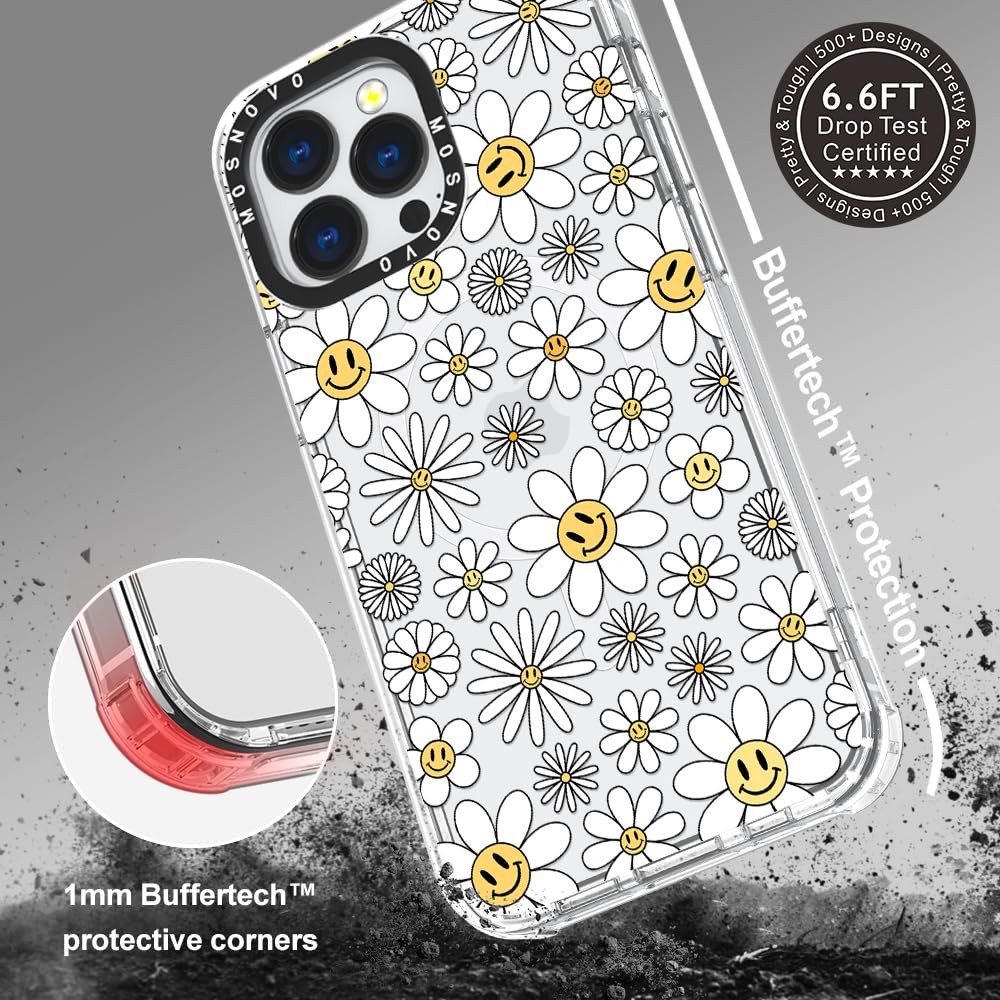 Foto 7 pulgar | Funda De Teléfono Mosnovo Compatible Con Iphone 13 Pro Happy Daisy - Venta Internacional.