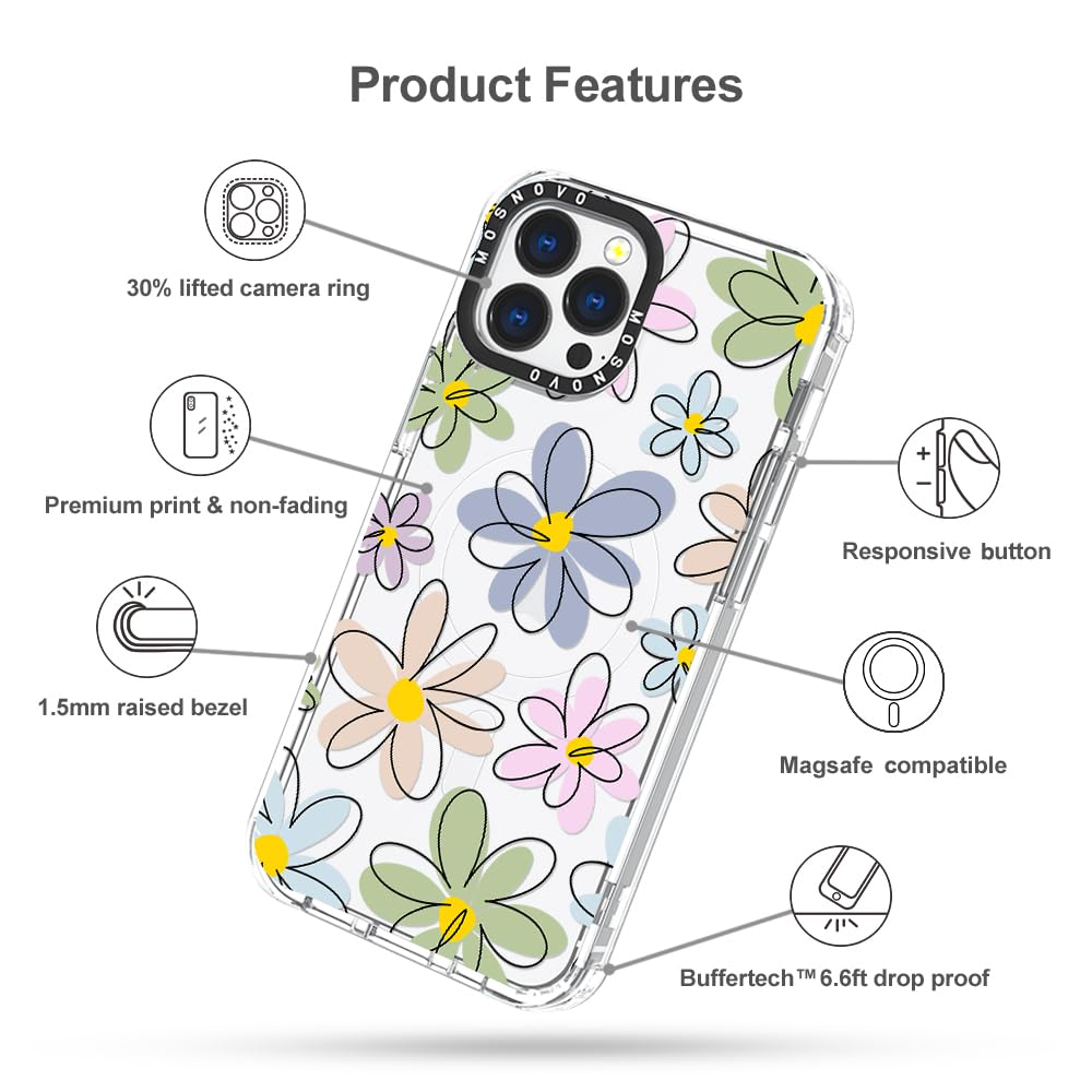 Foto 8 pulgar | Funda De Teléfono Mosnovo Para Iphone 13 Pro Max Con Magsafe Clear - Venta Internacional.