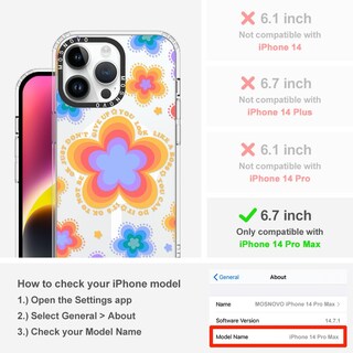 Foto 2 | Funda De Teléfono Mosnovo Para Iphone 14 Pro Max Con Magsafe Clear - Venta Internacional.