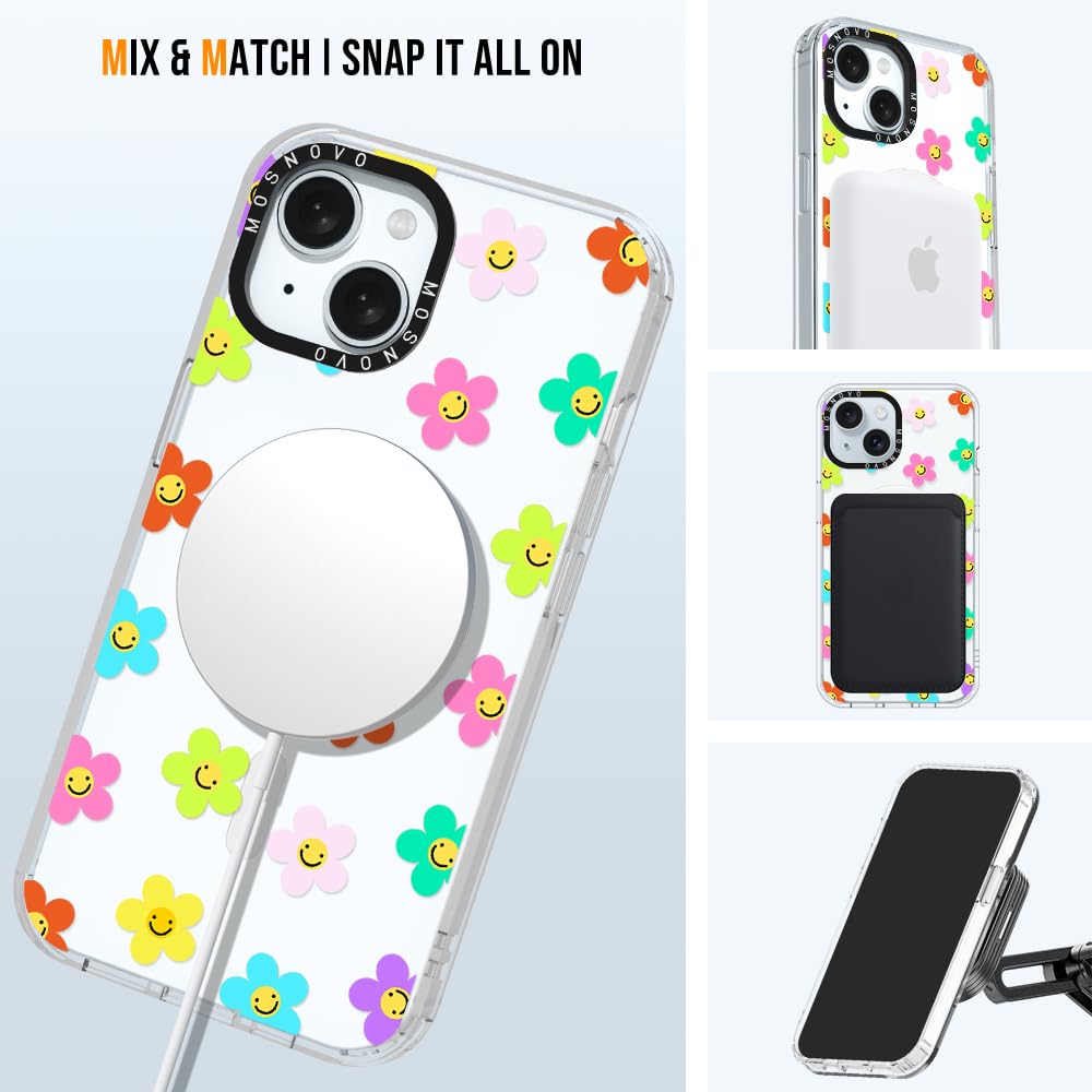 Foto 6 pulgar | Funda De Teléfono Mosnovo Para Iphone 15 Plus/iphone 14 Plus Transparente - Venta Internacional.