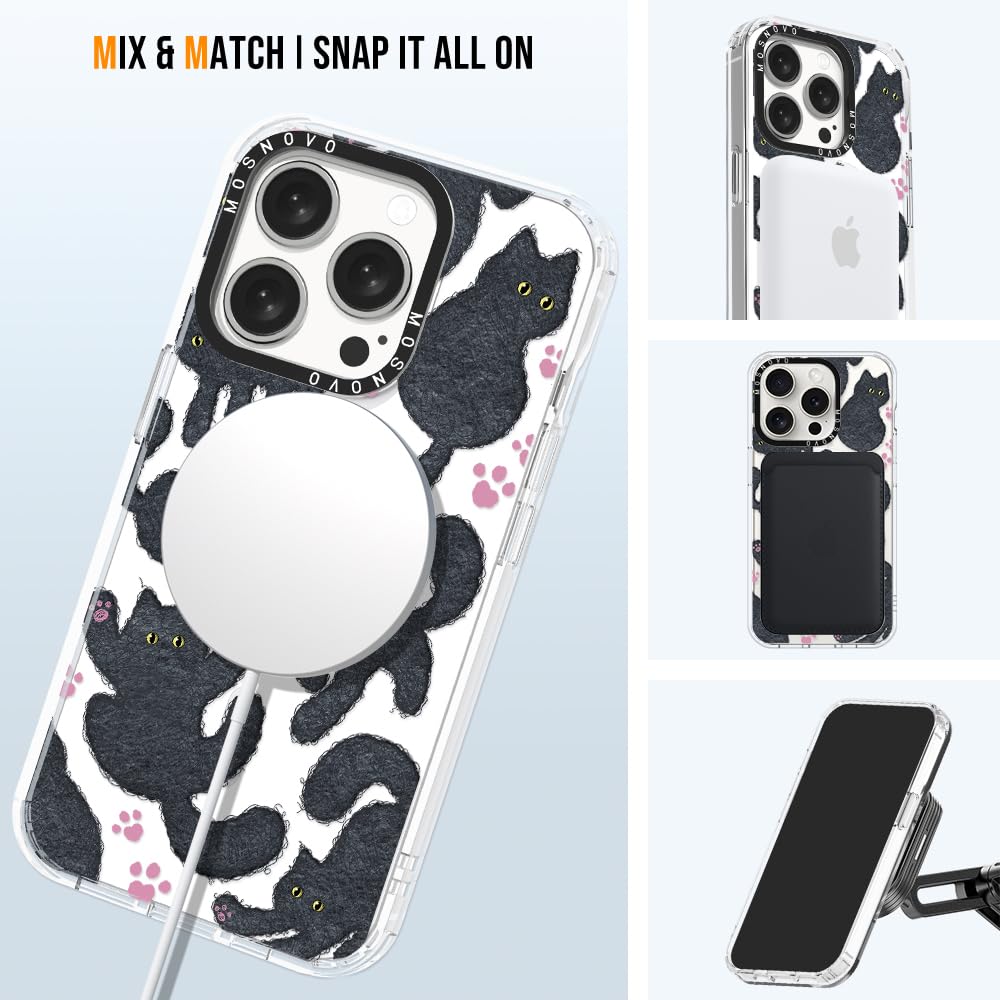 Foto 6 pulgar | Funda Para Teléfono Mosnovo Compatible Con Iphone 15 Pro Negra - Venta Internacional.