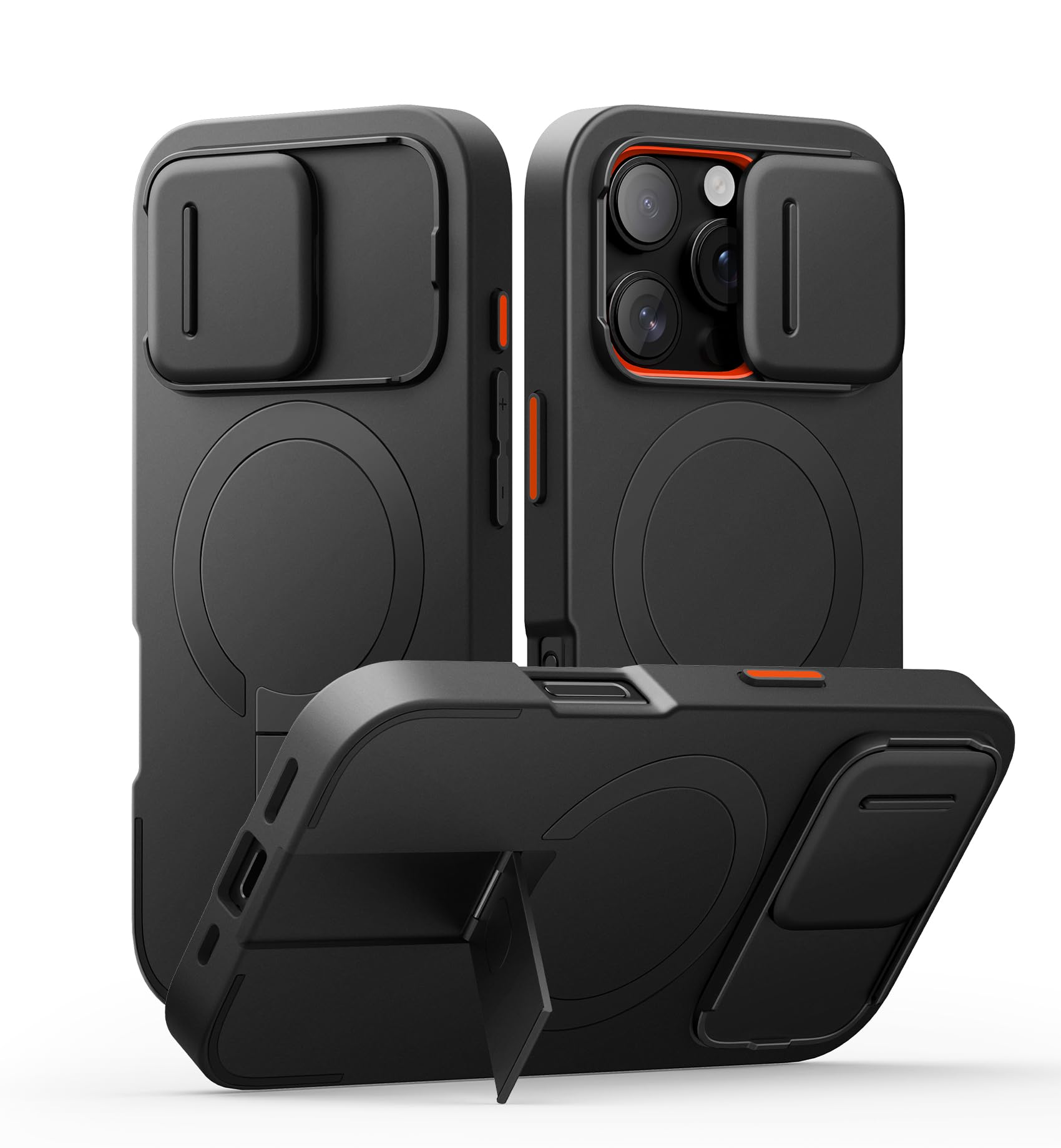 Foto 2 pulgar | Funda Suritch Para Iphone 16 Pro Con Cámara Deslizante Negra - Venta Internacional.