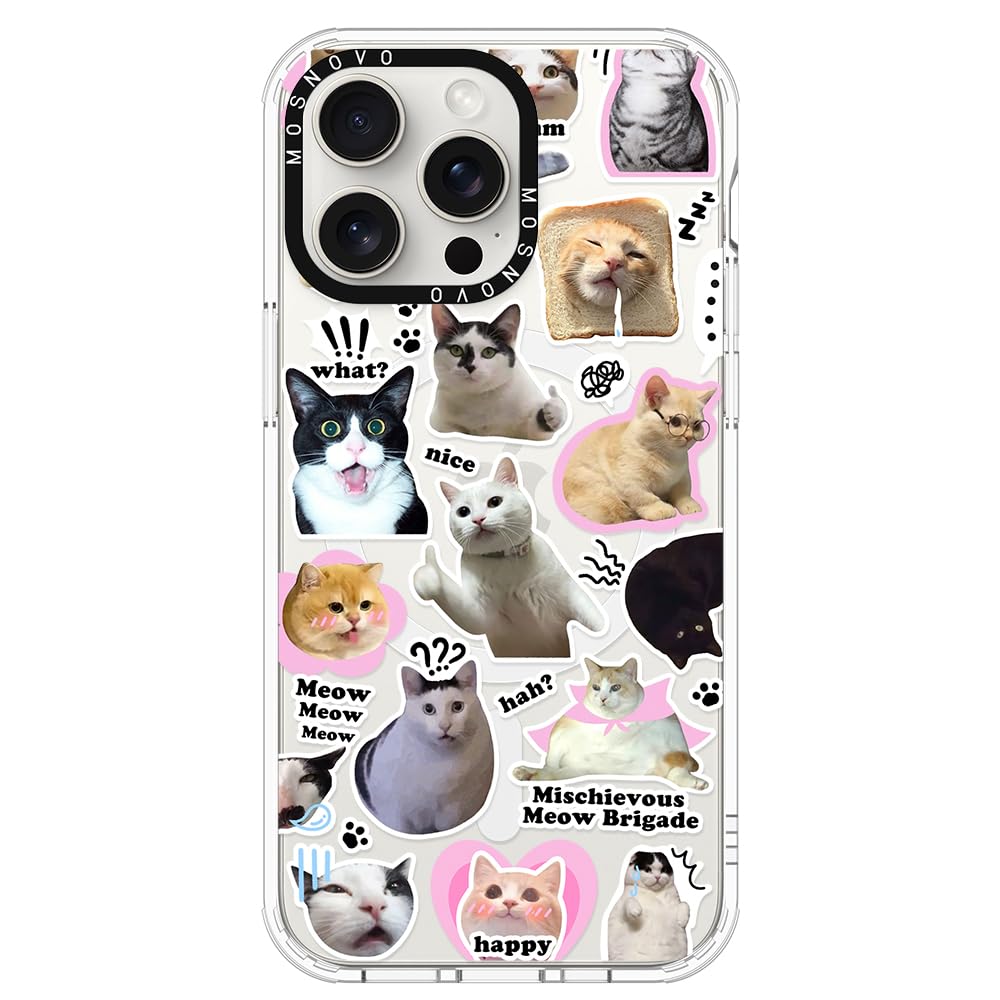 Funda De Teléfono Mosnovo Compatible Con Iphone 15 Pro Max Clear - Venta Internacional.