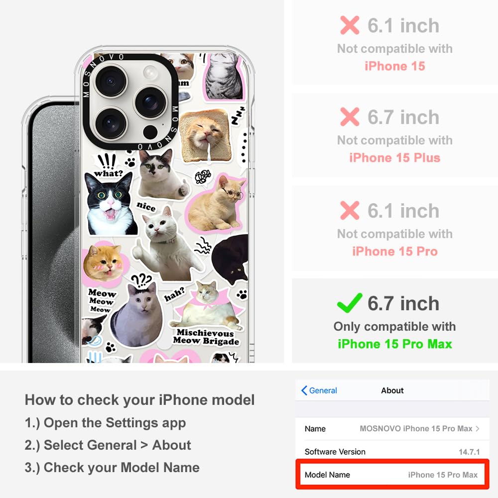 Foto 3 pulgar | Funda De Teléfono Mosnovo Compatible Con Iphone 15 Pro Max Clear - Venta Internacional.