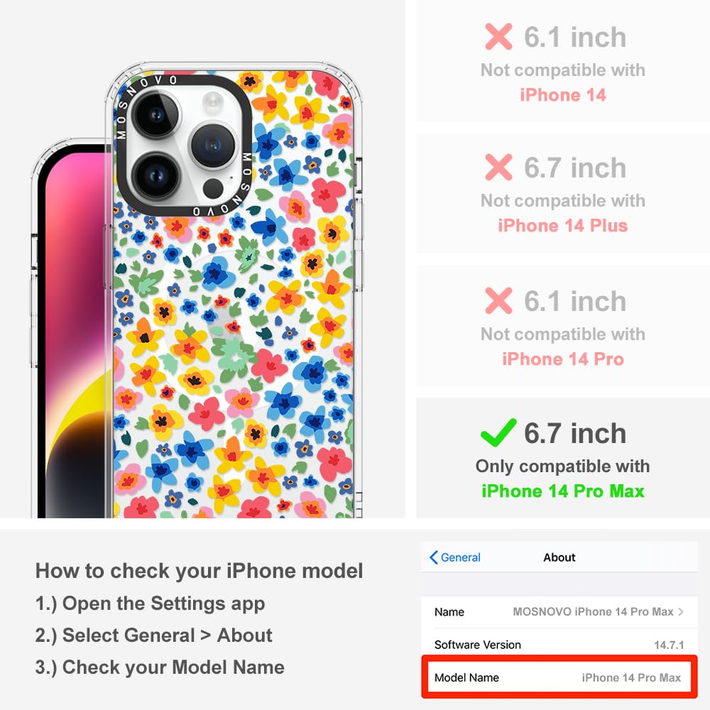 Foto 3 pulgar | Funda De Teléfono Mosnovo Para Iphone 14 Pro Max Con Buffertech - Venta Internacional.