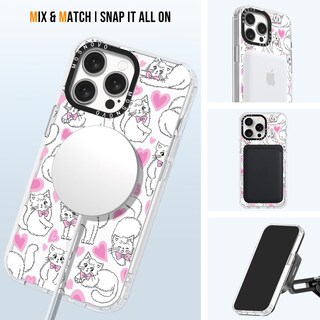 Foto 5 | Funda De Teléfono Mosnovo Para Iphone 15 Pro Max, Diseño Transparente De Gatitos - Venta Internacional.