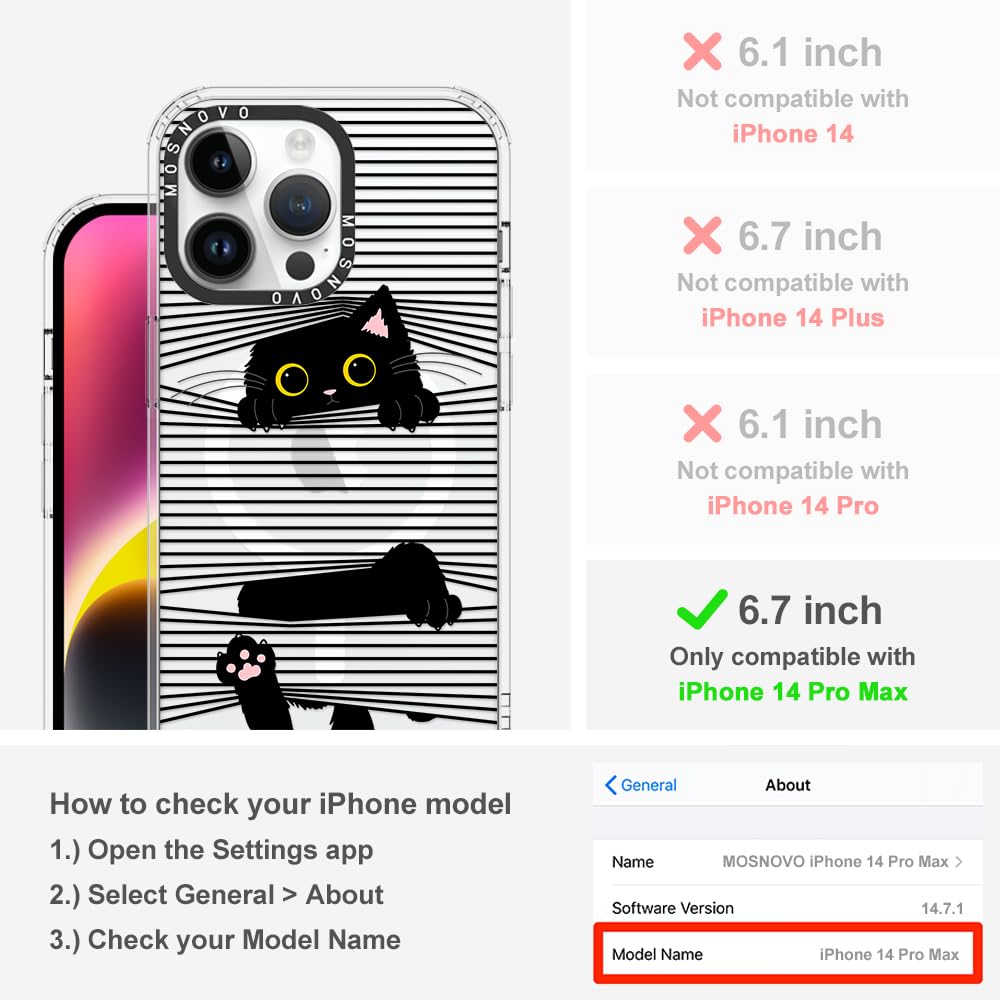 Foto 3 pulgar | Funda De Teléfono Mosnovo Para Iphone 14 Pro Max Con Tecnología Magsafe - Venta Internacional.