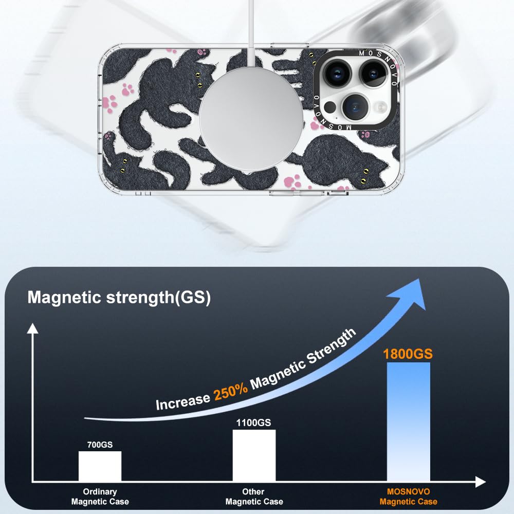 Foto 5 pulgar | Funda De Teléfono Mosnovo Para Iphone 14 Pro Max Con Magsafe Black - Venta Internacional.