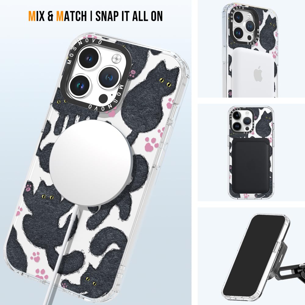 Foto 6 pulgar | Funda De Teléfono Mosnovo Para Iphone 14 Pro Max Con Magsafe Black - Venta Internacional.