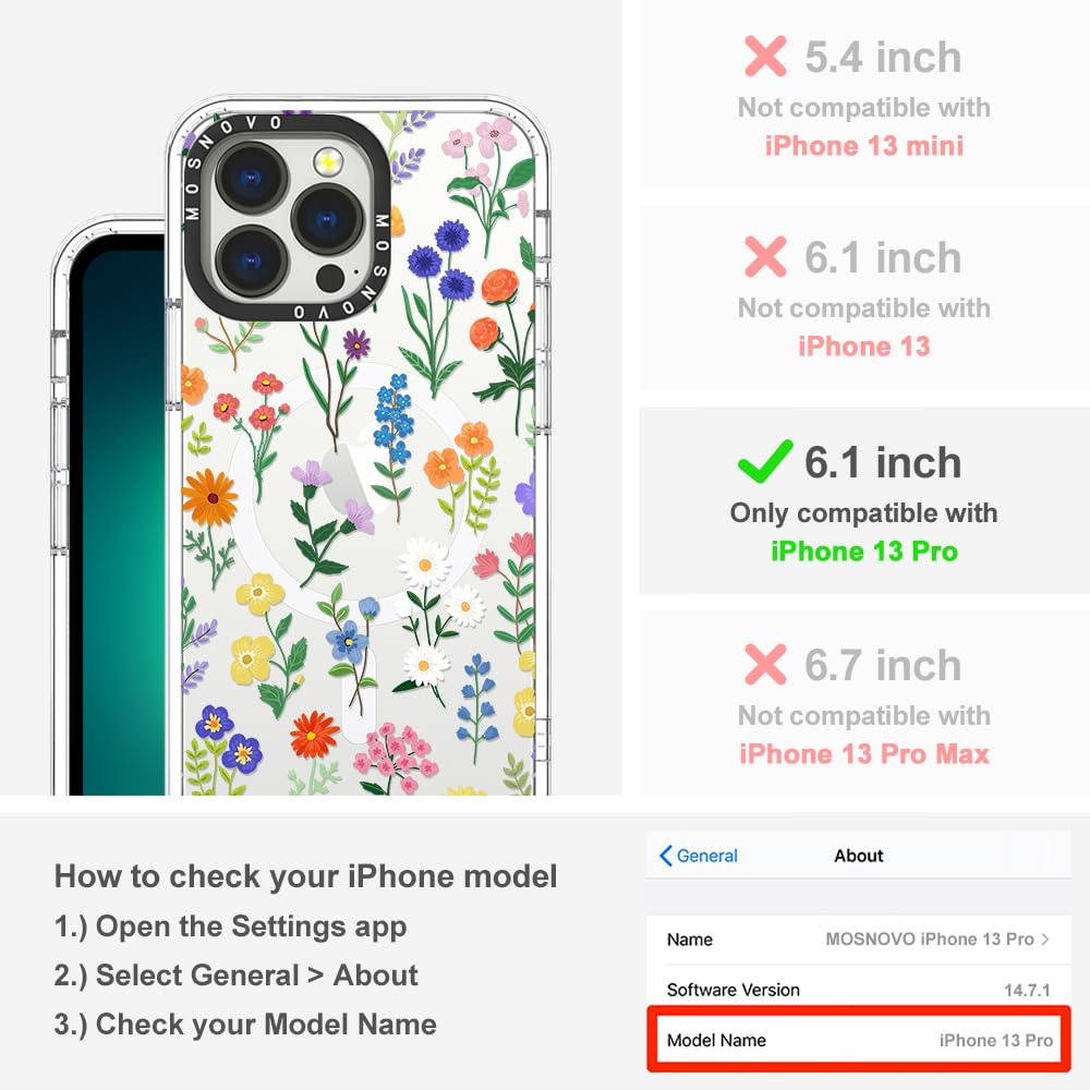 Foto 3 pulgar | Funda De Teléfono Mosnovo Para Iphone 13 Pro Con Magsafe Buffertech - Venta Internacional.