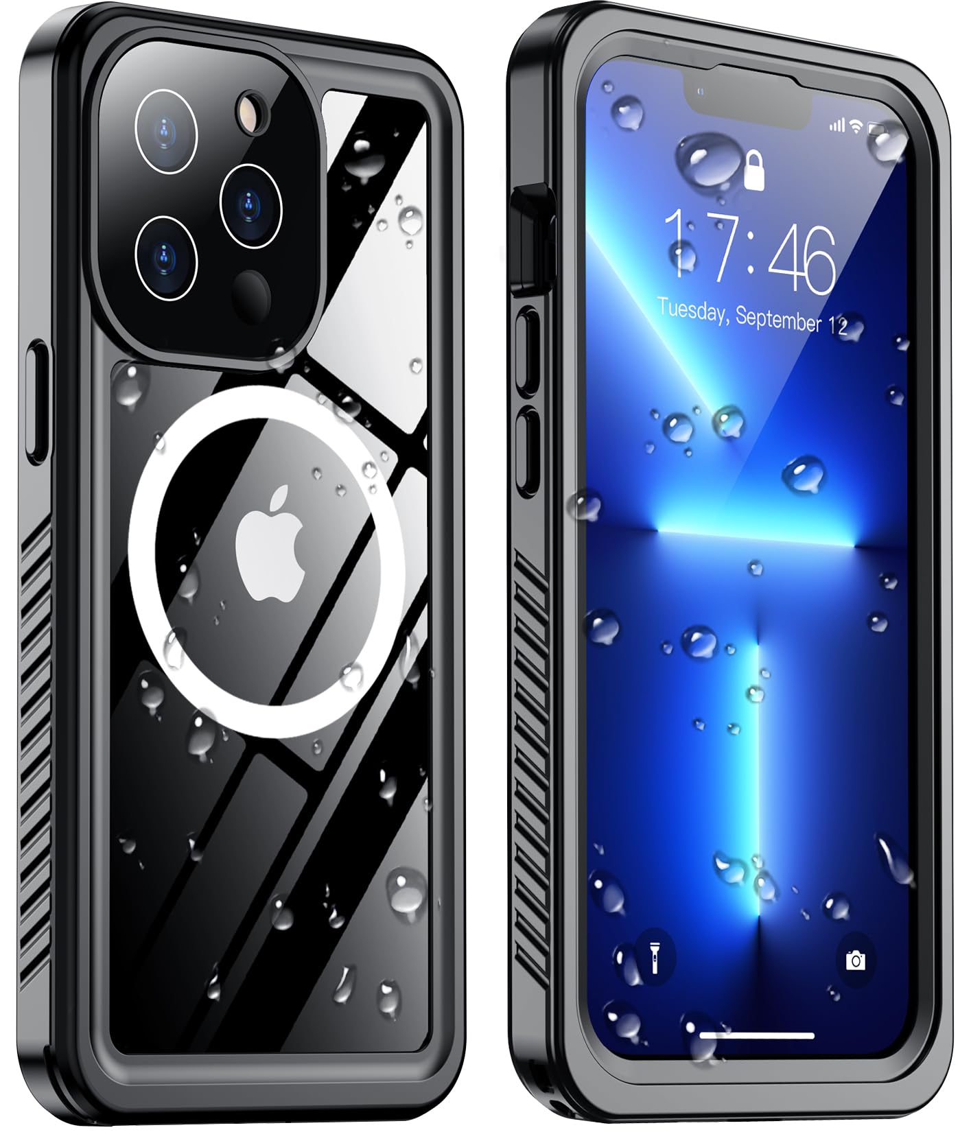 Foto 1 | Funda Magnética Temdan Impermeable Con Pantalla Para Iphone 13 Pro Max - Venta Internacional.