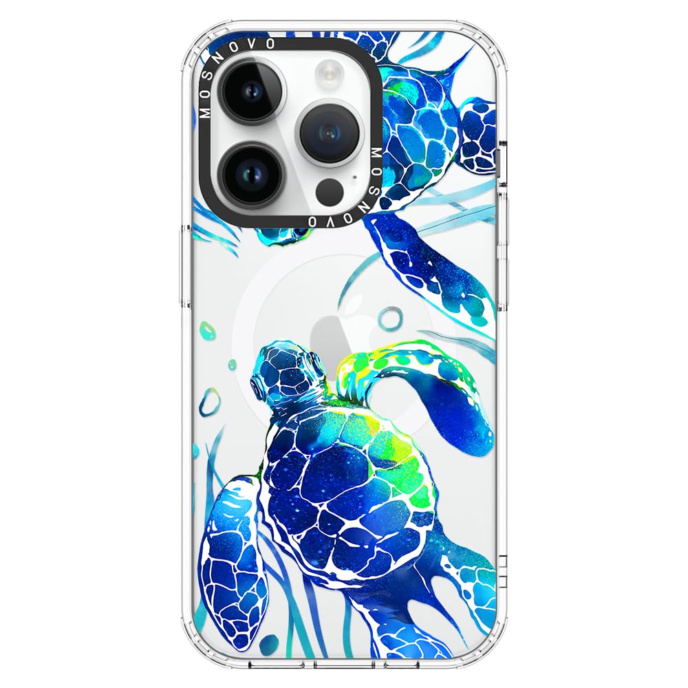 Foto 2 pulgar | Funda De Teléfono Mosnovo Para Iphone 14 Pro Buffertech Sea Turtles - Venta Internacional.