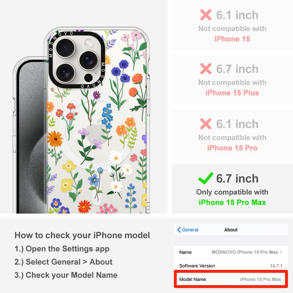 Foto 3 pulgar | Funda De Teléfono Mosnovo Para Iphone 15 Pro Max Con Buffertech - Venta Internacional.