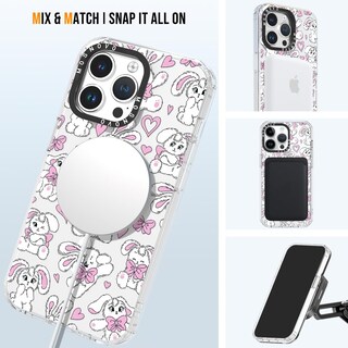 Foto 5 | Funda De Teléfono Mosnovo Para Iphone 14 Pro Max, Diseño De Conejitos Transparentes - Venta Internacional.
