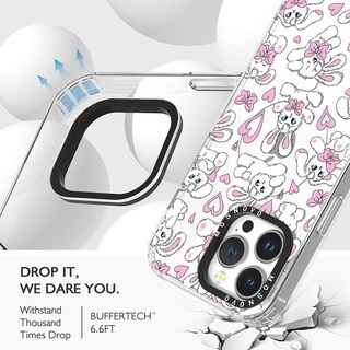 Foto 7 | Funda De Teléfono Mosnovo Para Iphone 14 Pro Max, Diseño De Conejitos Transparentes - Venta Internacional.