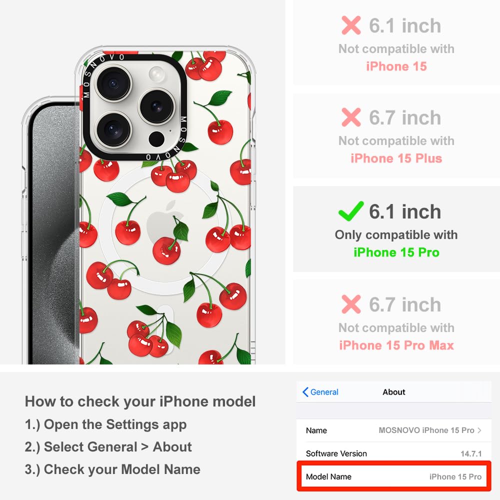 Foto 3 pulgar | Funda Para Teléfono Mosnovo Compatible Con Iphone 15 Pro Clear - Venta Internacional.