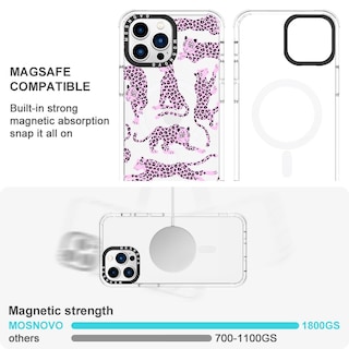 Foto 5 | Funda De Teléfono Mosnovo Para Iphone 13 Pro Max Pink Leopard - Venta Internacional.