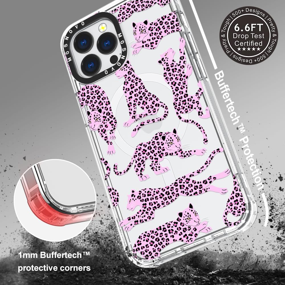 Foto 7 pulgar | Funda De Teléfono Mosnovo Para Iphone 13 Pro Max Pink Leopard - Venta Internacional.