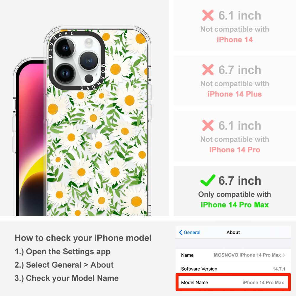 Foto 3 pulgar | Funda De Teléfono Mosnovo Compatible Con Iphone 14 Pro Max - Venta Internacional.