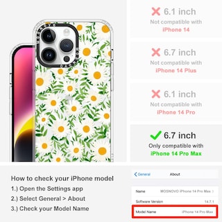Foto 2 | Funda De Teléfono Mosnovo Compatible Con Iphone 14 Pro Max - Venta Internacional.