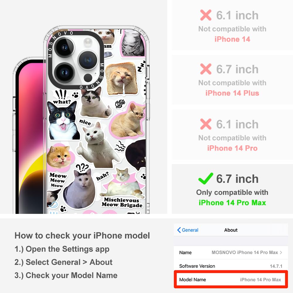 Foto 3 pulgar | Funda De Teléfono Mosnovo Compatible Con Iphone 14 Pro Max Clear - Venta Internacional.