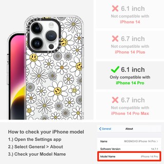Foto 2 | Funda De Teléfono Mosnovo Compatible Con Iphone 14 Pro Con Magsafe - Venta Internacional.