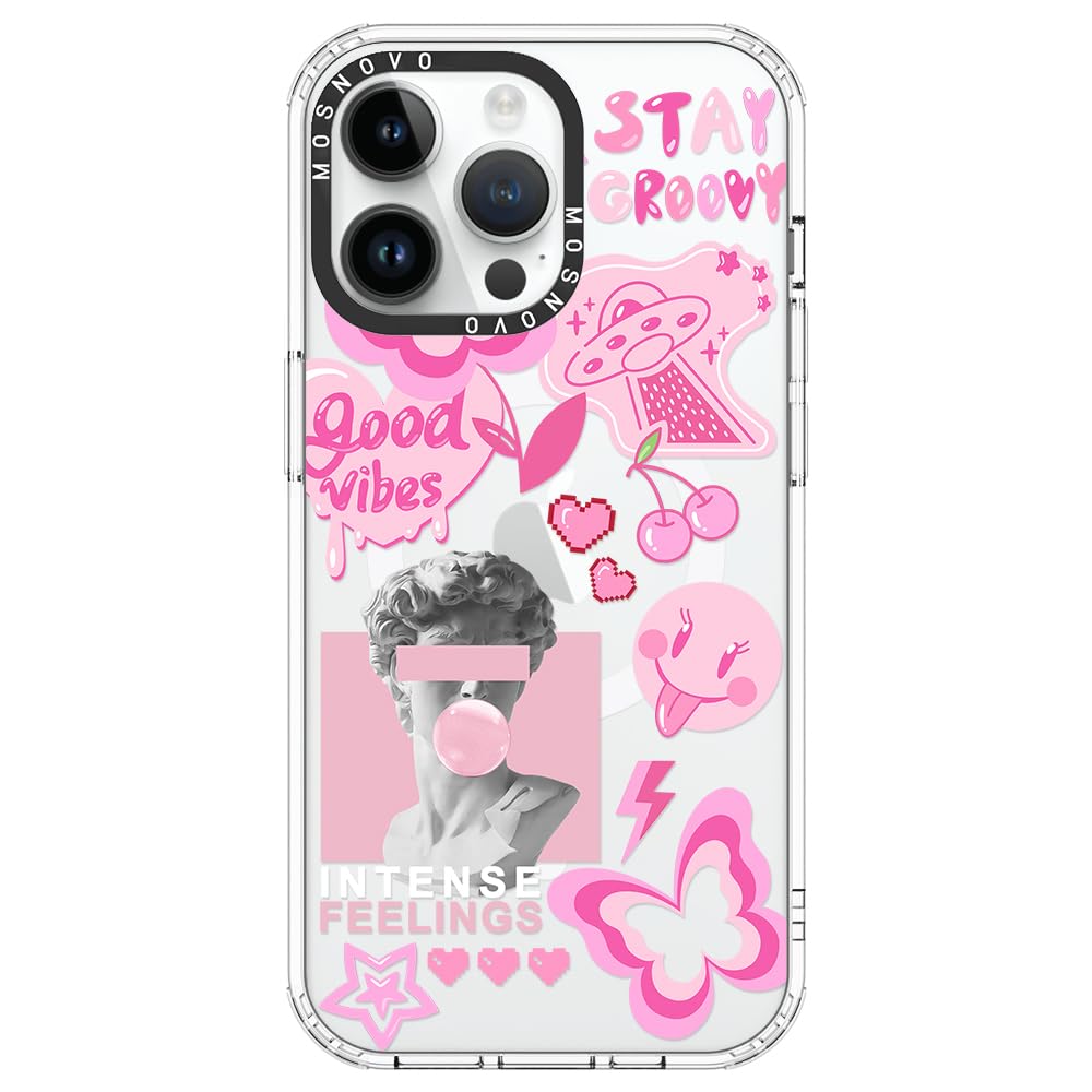 Foto 2 pulgar | Funda De Teléfono Mosnovo Para Iphone 14 Pro Max Buffertech Pink - Venta Internacional.