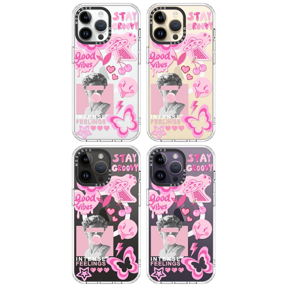 Foto 4 pulgar | Funda De Teléfono Mosnovo Para Iphone 14 Pro Max Buffertech Pink - Venta Internacional.