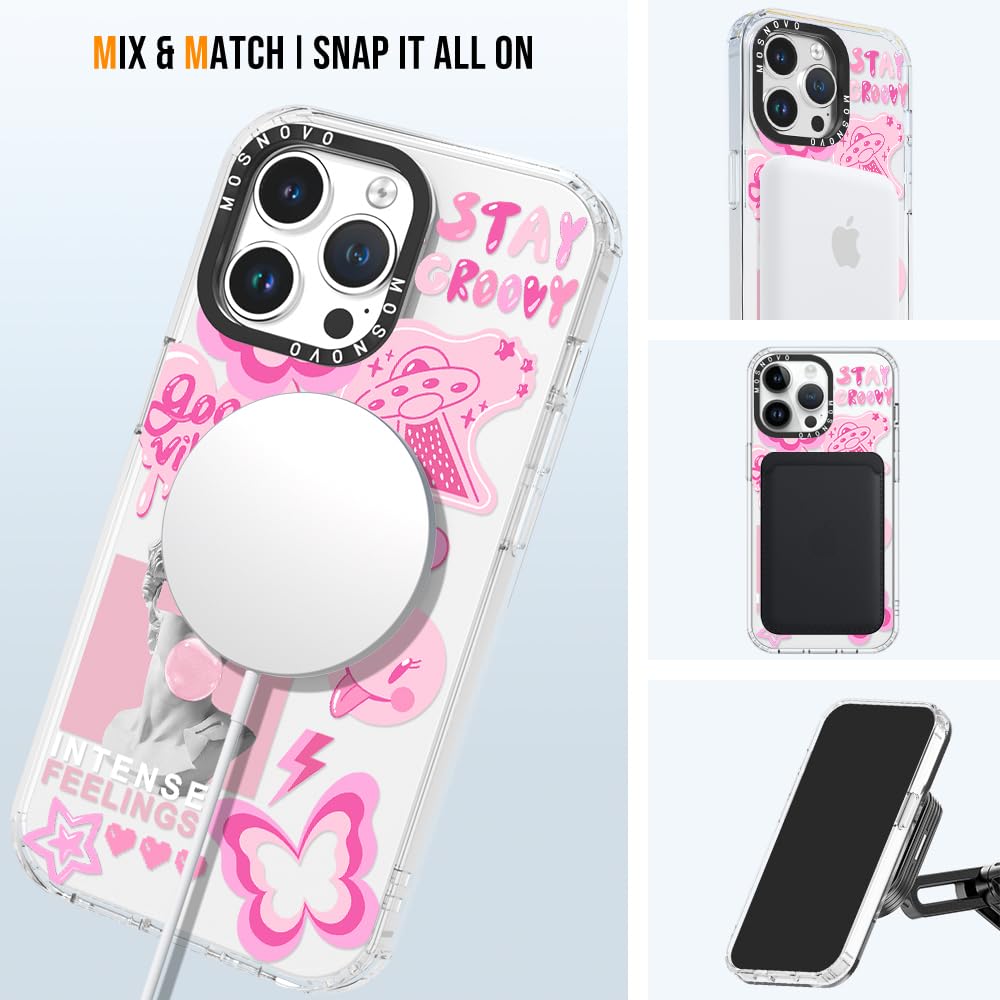 Foto 6 pulgar | Funda De Teléfono Mosnovo Para Iphone 14 Pro Max Buffertech Pink - Venta Internacional.