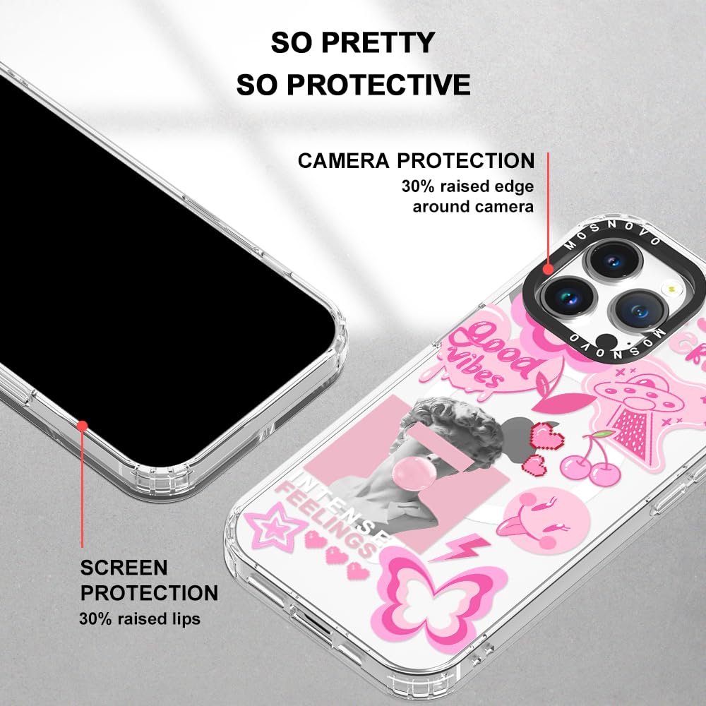 Foto 6 | Funda De Teléfono Mosnovo Para Iphone 14 Pro Max Buffertech Pink - Venta Internacional.