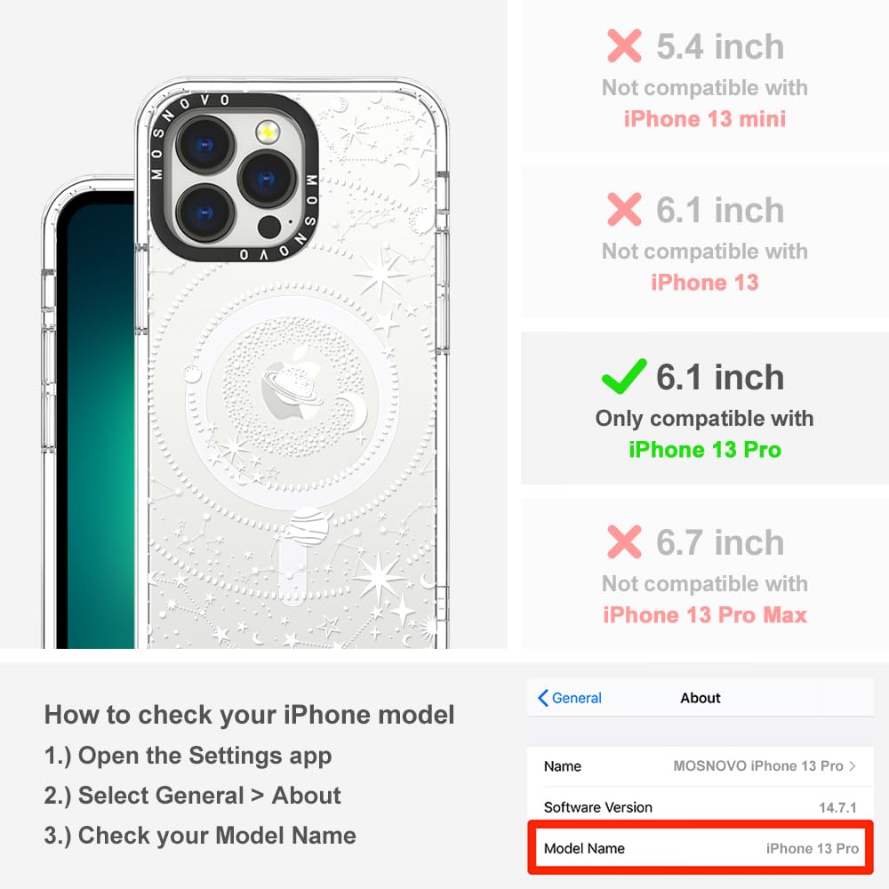 Foto 2 | Funda De Teléfono Mosnovo Buffertech A Prueba De Golpes Para Iphone 13 Pro - Venta Internacional.