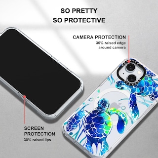 Foto 6 | Funda De Teléfono Mosnovo Buffertech A Prueba De Golpes Para Iphone 15 Sea Turtles - Venta Internacional.
