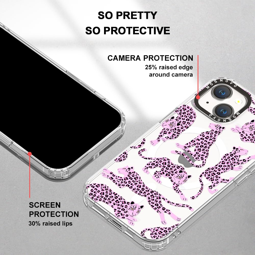 Foto 7 pulgar | Funda De Teléfono Mosnovo Buffertech A Prueba De Golpes Para Iphone 14/13 Rosa - Venta Internacional.