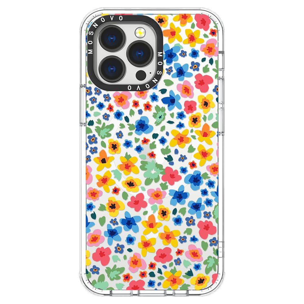 Foto 2 pulgar | Funda De Teléfono Mosnovo Compatible Con Iphone 13 Pro Little Flowers - Venta Internacional.