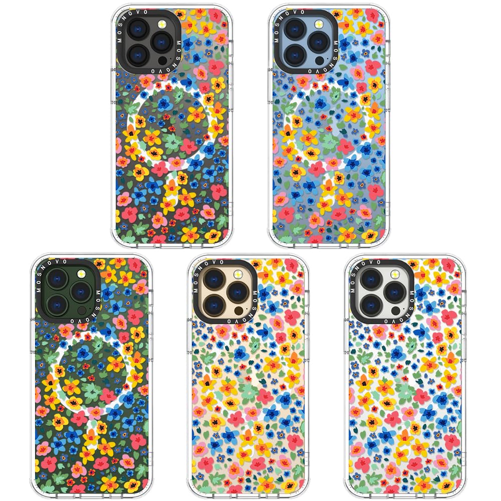 Foto 4 pulgar | Funda De Teléfono Mosnovo Compatible Con Iphone 13 Pro Little Flowers - Venta Internacional.