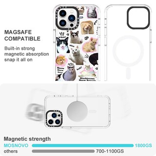 Foto 4 | Funda De Teléfono Mosnovo Para Iphone 13 Pro Max Con Magsafe Clear - Venta Internacional.