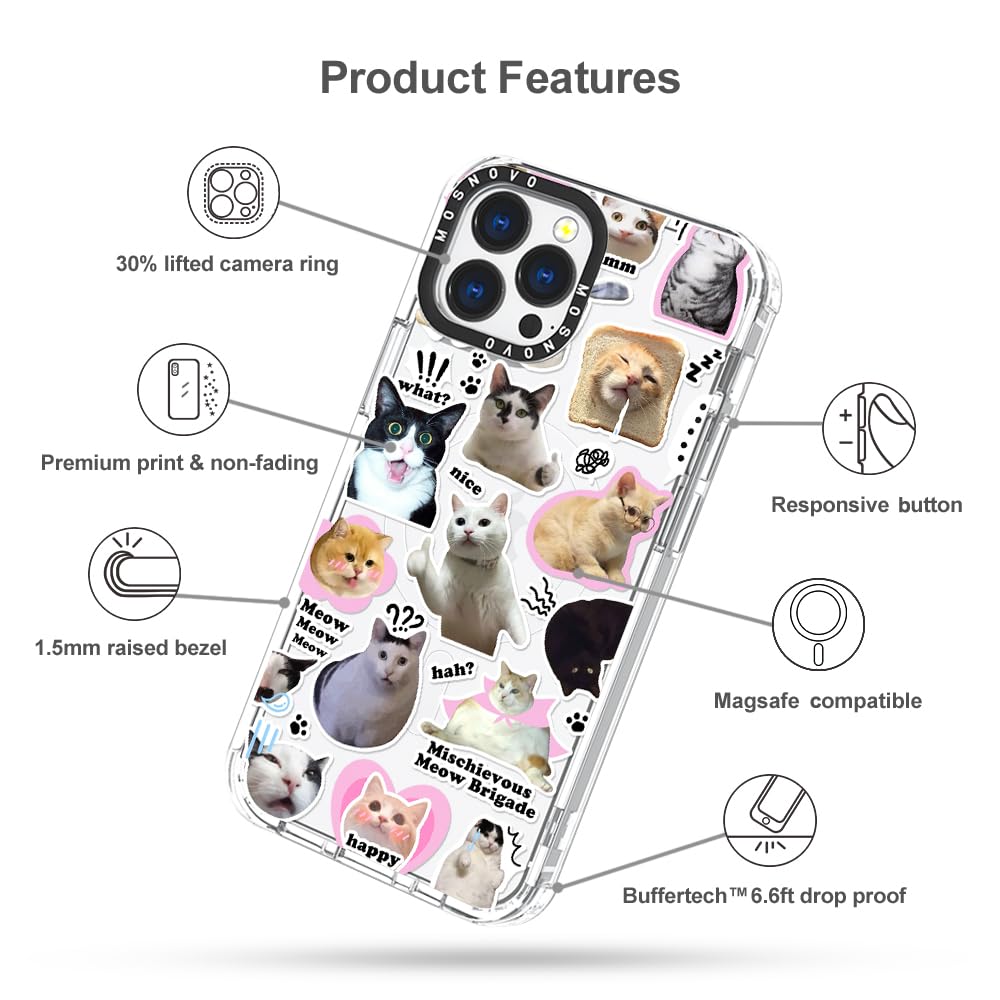 Foto 8 pulgar | Funda De Teléfono Mosnovo Para Iphone 13 Pro Max Con Magsafe Clear - Venta Internacional.