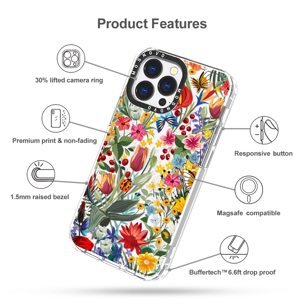 Foto 7 | Funda De Teléfono Mosnovo Para Iphone 13 Pro Buffertech 2m Drop Clear - Venta Internacional.